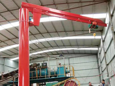 Fiksuotas stulpelis Rotary Boom Crane